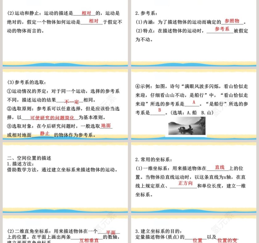 第1章运动的精彩PPT模板设计第2张