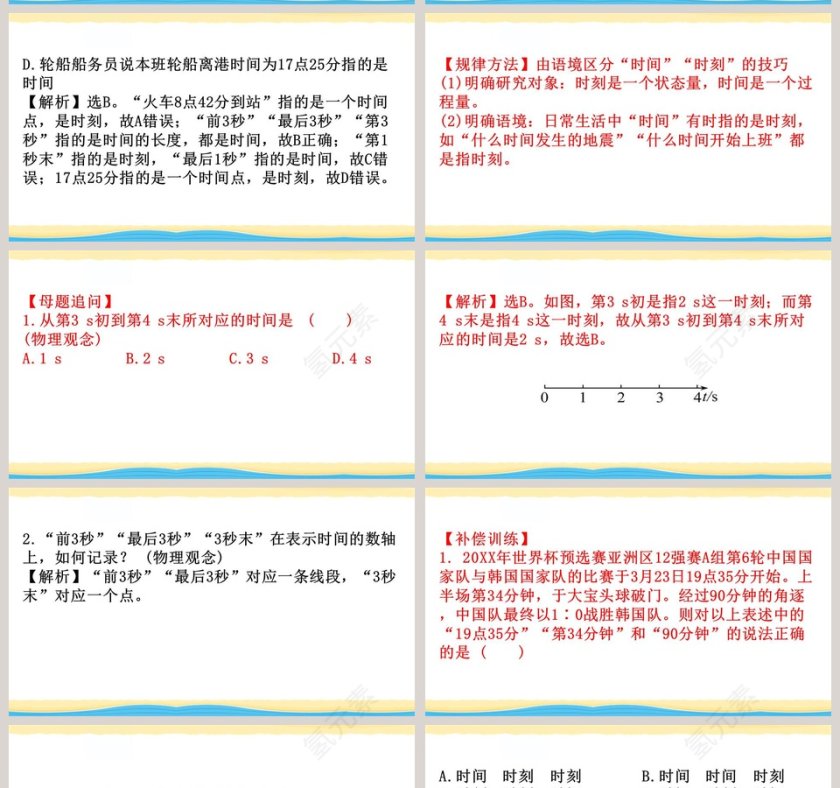 第1章运动的精彩PPT模板设计第11张
