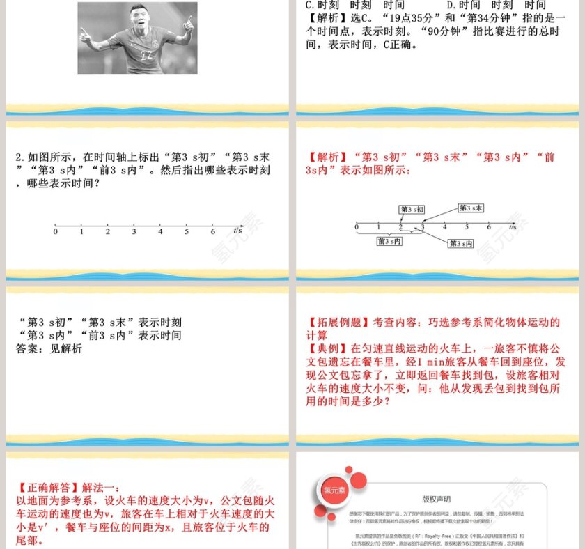 第1章运动的精彩PPT模板设计第12张