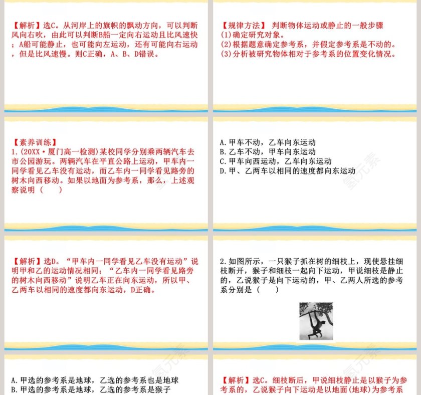 第1章运动的精彩PPT模板设计第5张