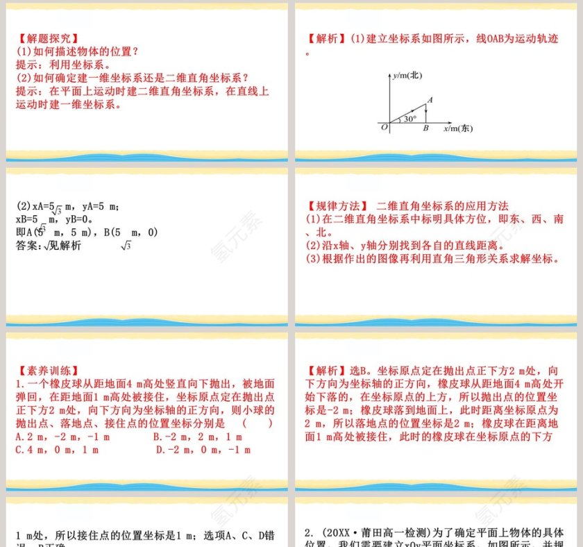 第1章运动的精彩PPT模板设计第8张