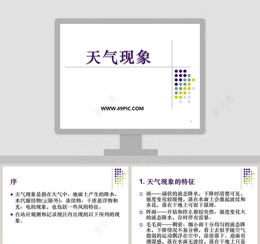 1-天气现象教学ppt课件第1张