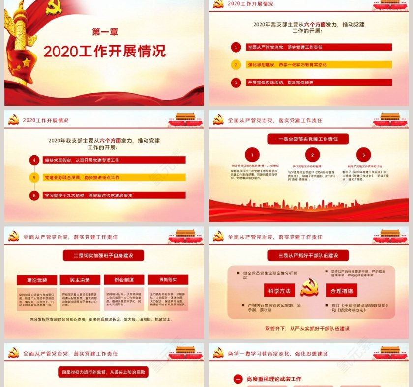 党建党课学习宣传材料PPT模板第2张