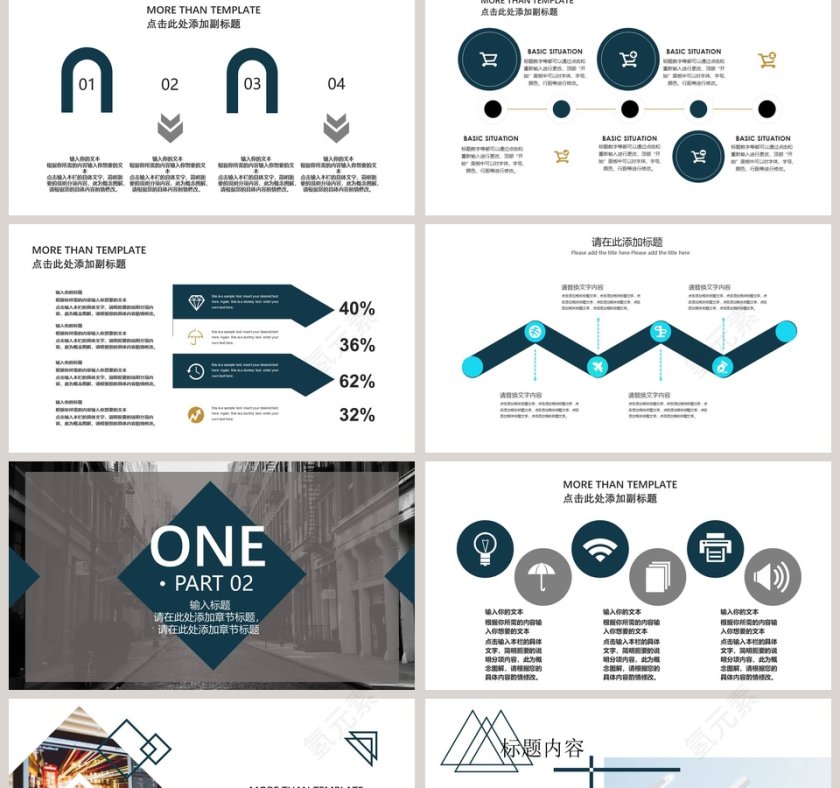 欧美房地产汇报模板第2张