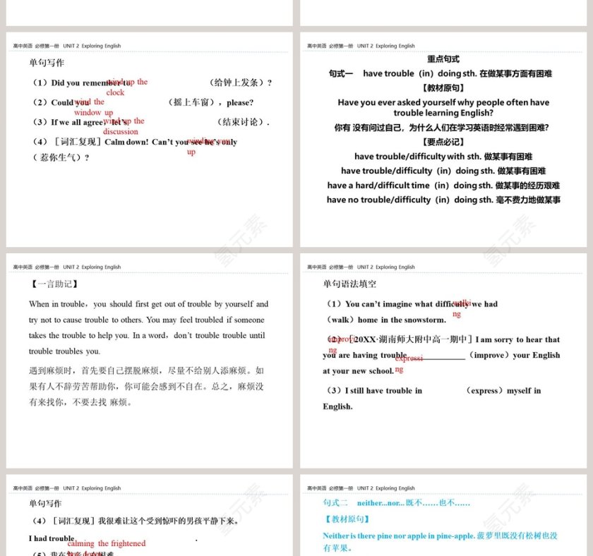 UNIT 2 Exploring English：PPT模板设计和应用第6张