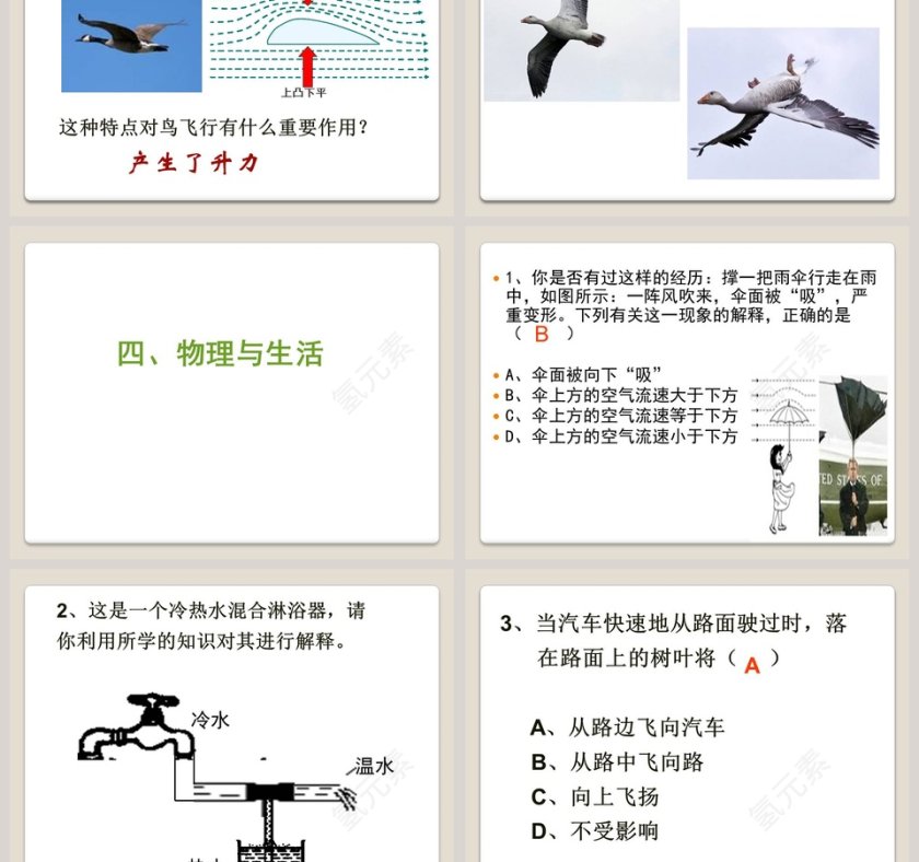 神奇的升力-第九章 浮力与升力教学ppt课件第5张