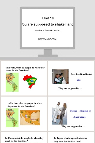 Section A  Period 1 1a2d-Unit 10教学ppt课件