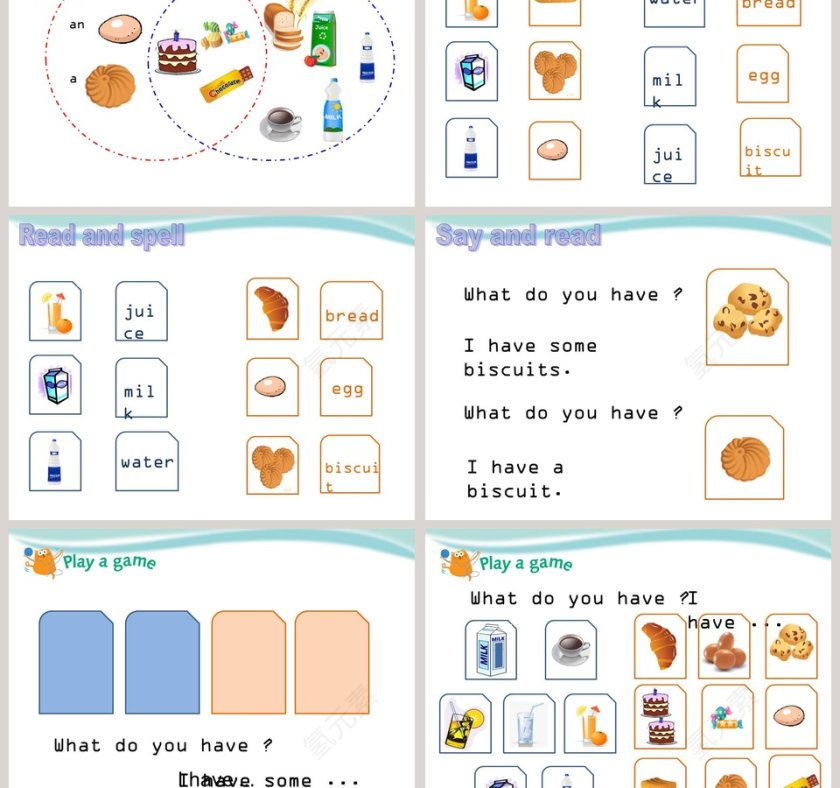 第一课时Food and drinks教育培训PPT模板第3张