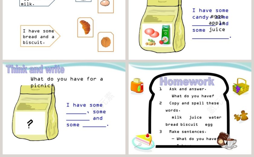 第一课时Food and drinks教育培训PPT模板第5张