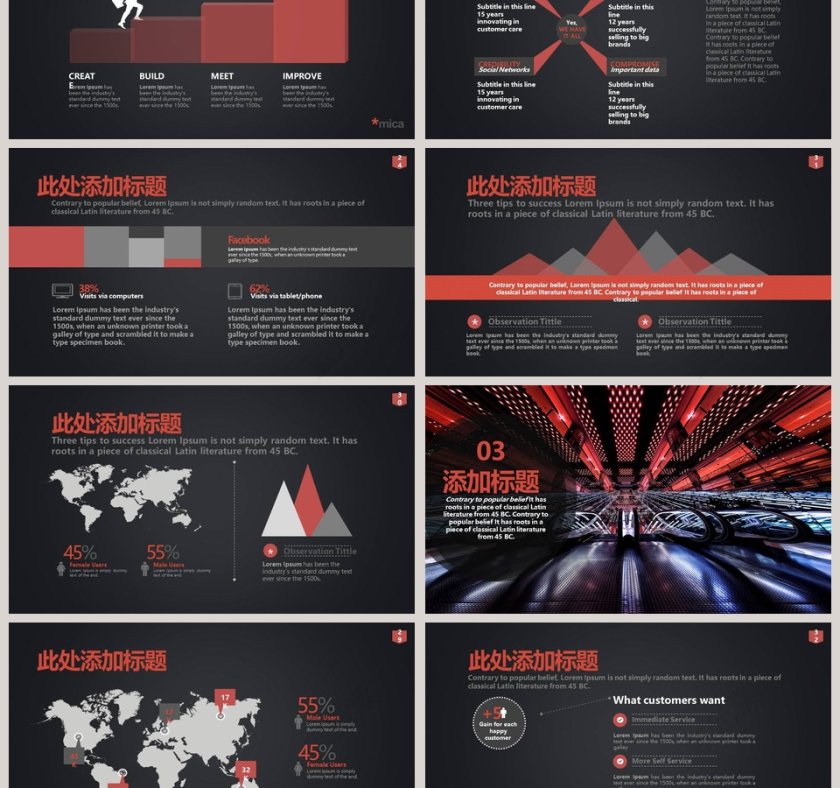 人工智能PPT模板互联网科技PPT第3张