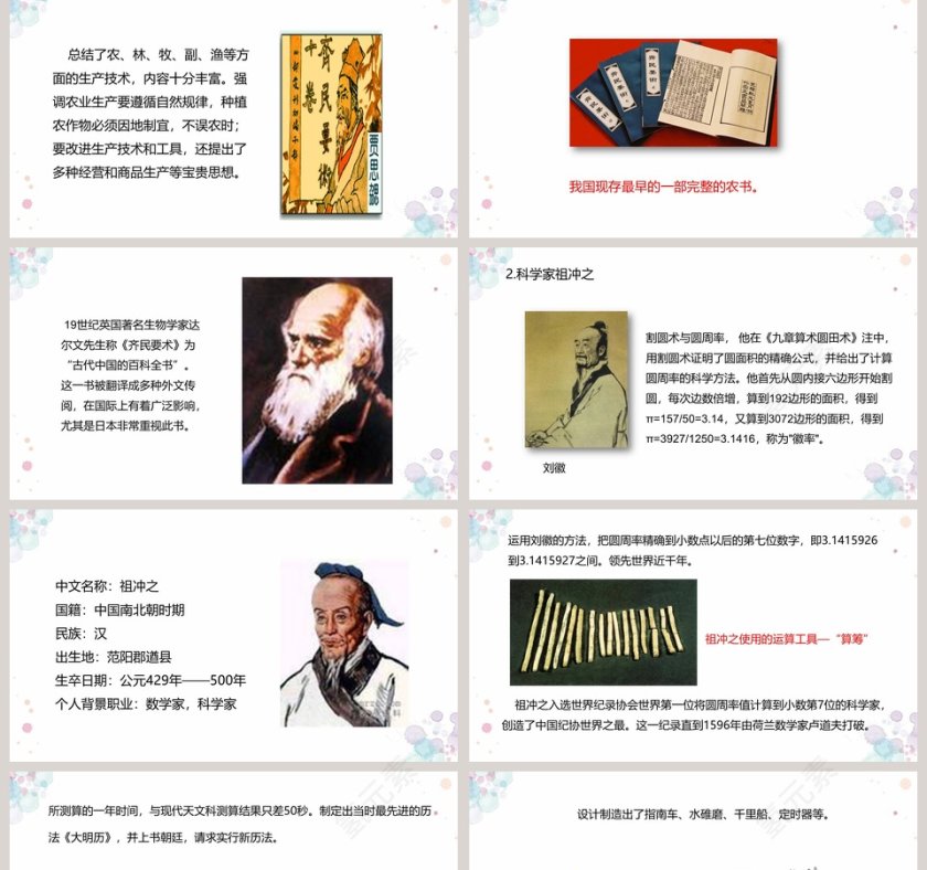 魏晋南北朝的科技与文化-七年级历史人教版教学ppt课件第2张
