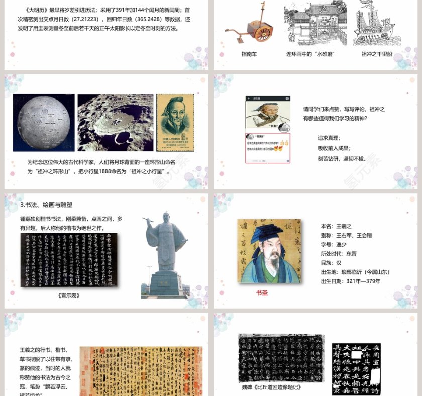 魏晋南北朝的科技与文化-七年级历史人教版教学ppt课件第3张