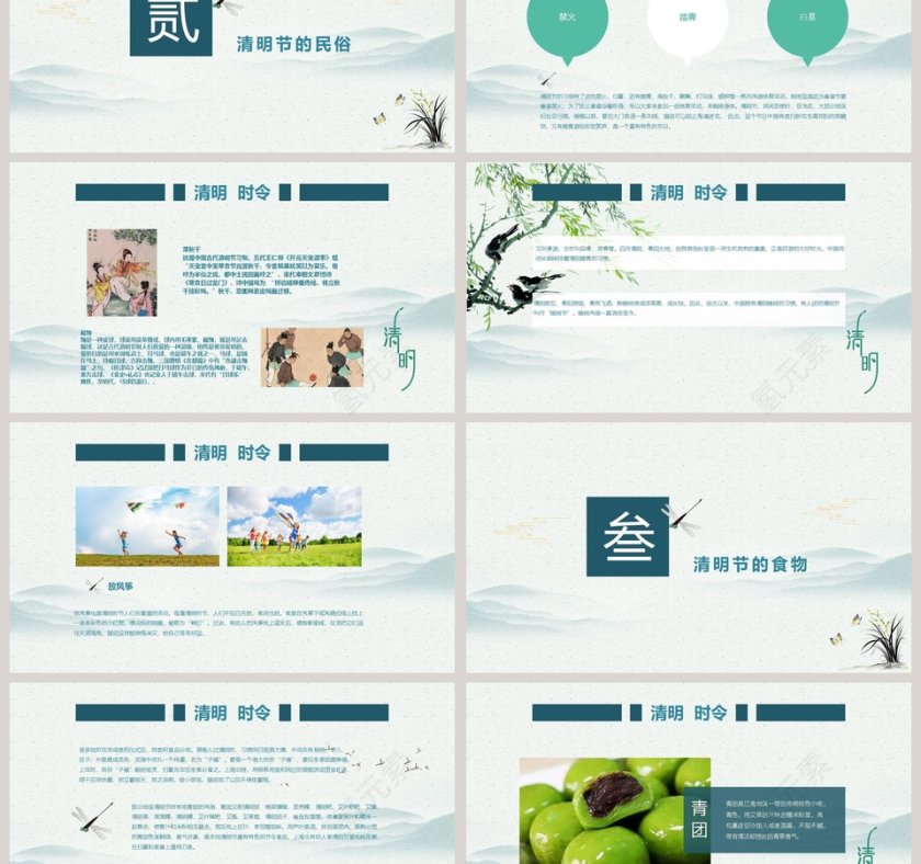 中国传统二十四节气清明节ppt第3张