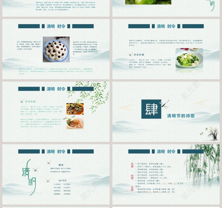 中国传统二十四节气清明节ppt第4张