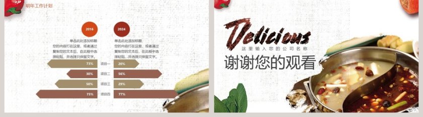 餐饮火锅美食餐饮产品介绍ppt第5张