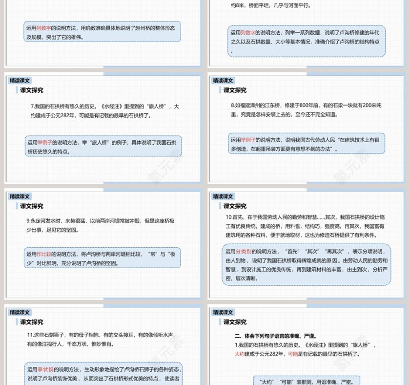 部编版八年级语文上册中国石拱桥语文课件PPT第3张