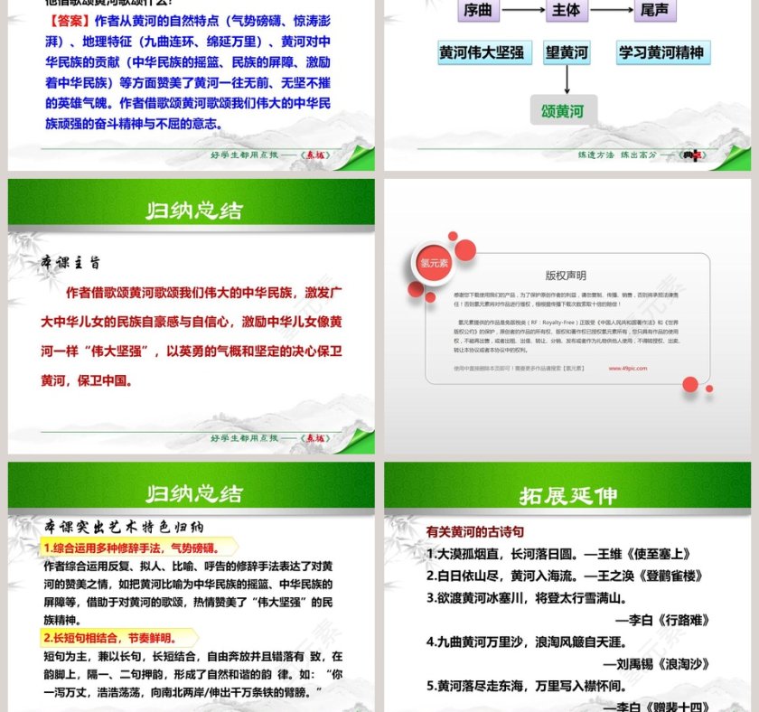 诗歌赏析黄河颂语文课件PPT第7张
