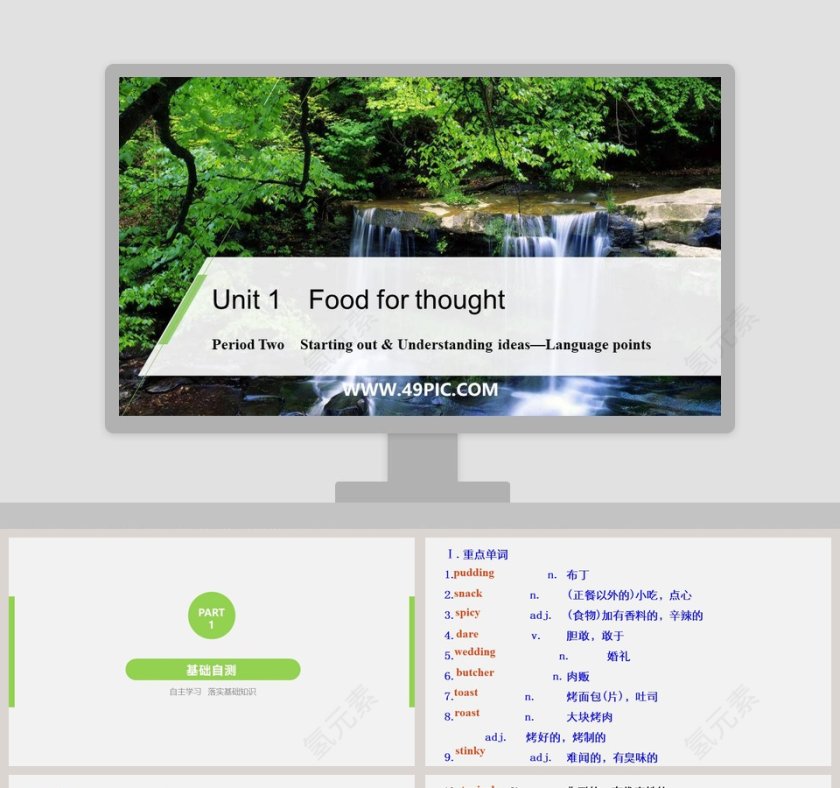 Unit 1-Food for thought教学ppt课件第1张