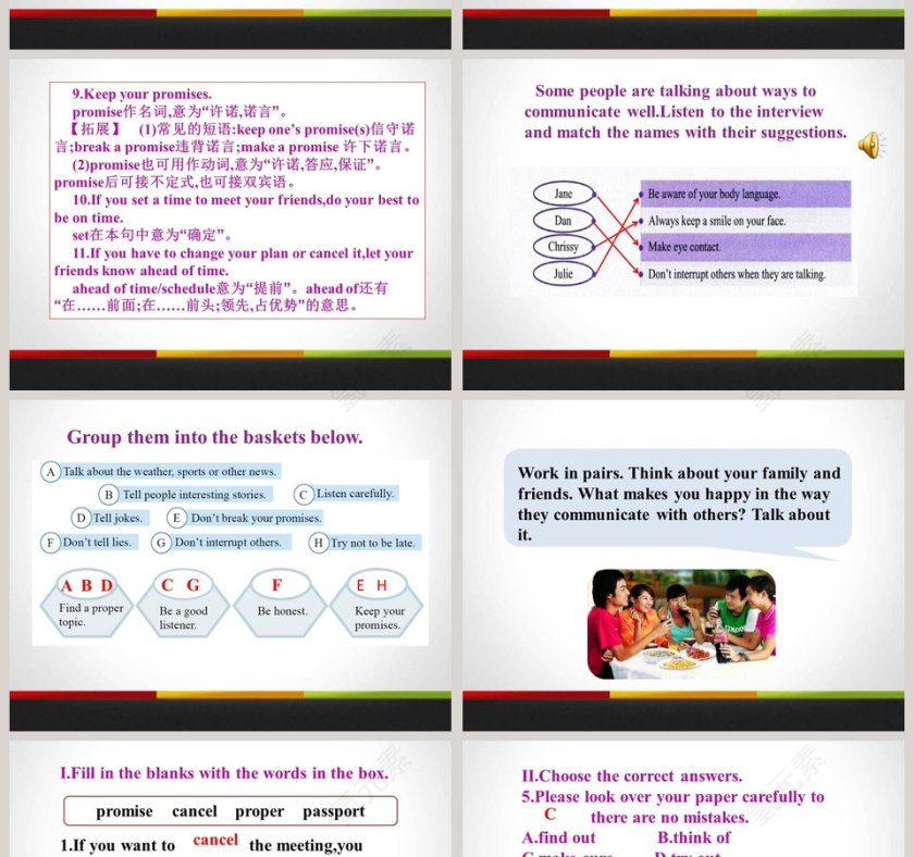 Unit 9  Communication-Tips for Good Communication教学ppt课件第4张