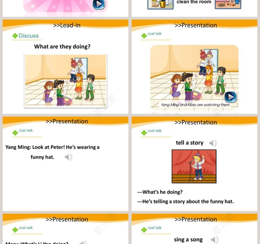 Unit 5 Im cleaning my room-人教精通版五年级下册教学ppt课件第2张