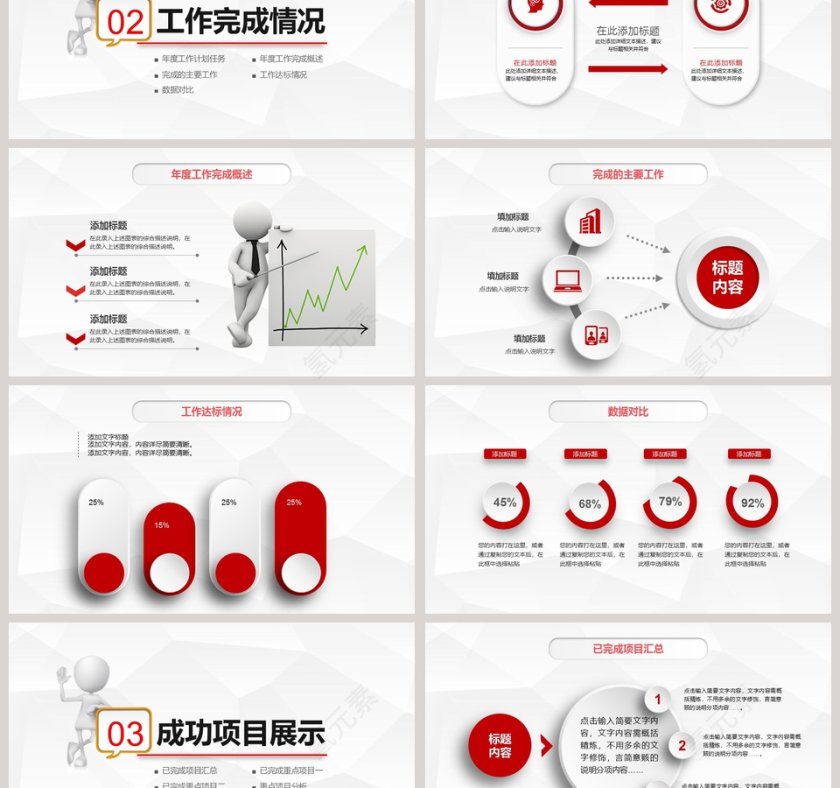 2019工作总结报告PPT第3张