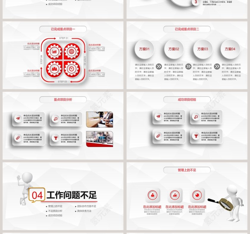 2019工作总结报告PPT第4张