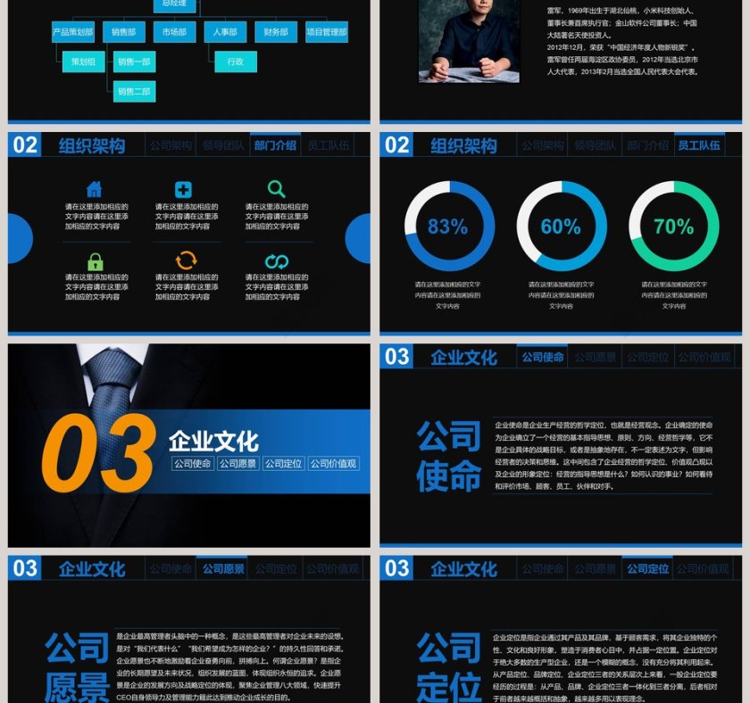 黑色大气新员工入职培训课程PPT第3张