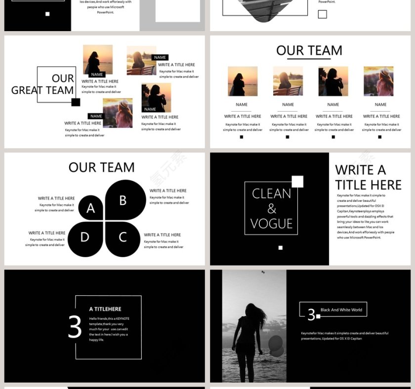 精美大方商业计划书PPT第4张