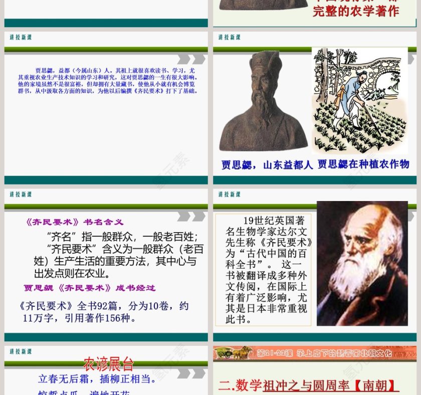 第20课 魏晋南北朝的科技与文化 PPT模板第2张