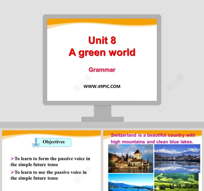 Unit 8-A green world教学ppt课件第1张
