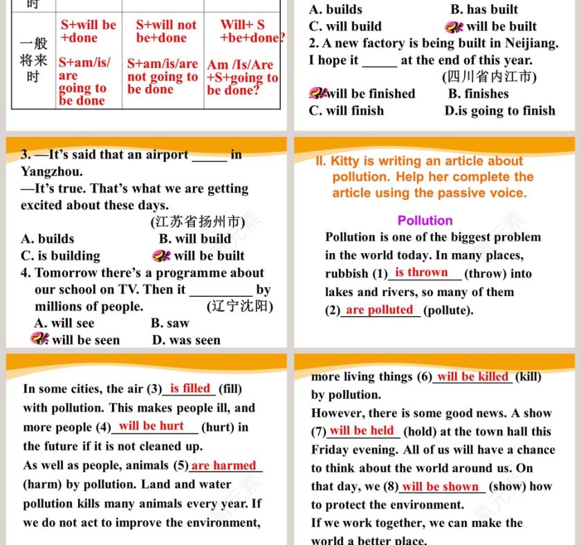 Unit 8-A green world教学ppt课件第7张