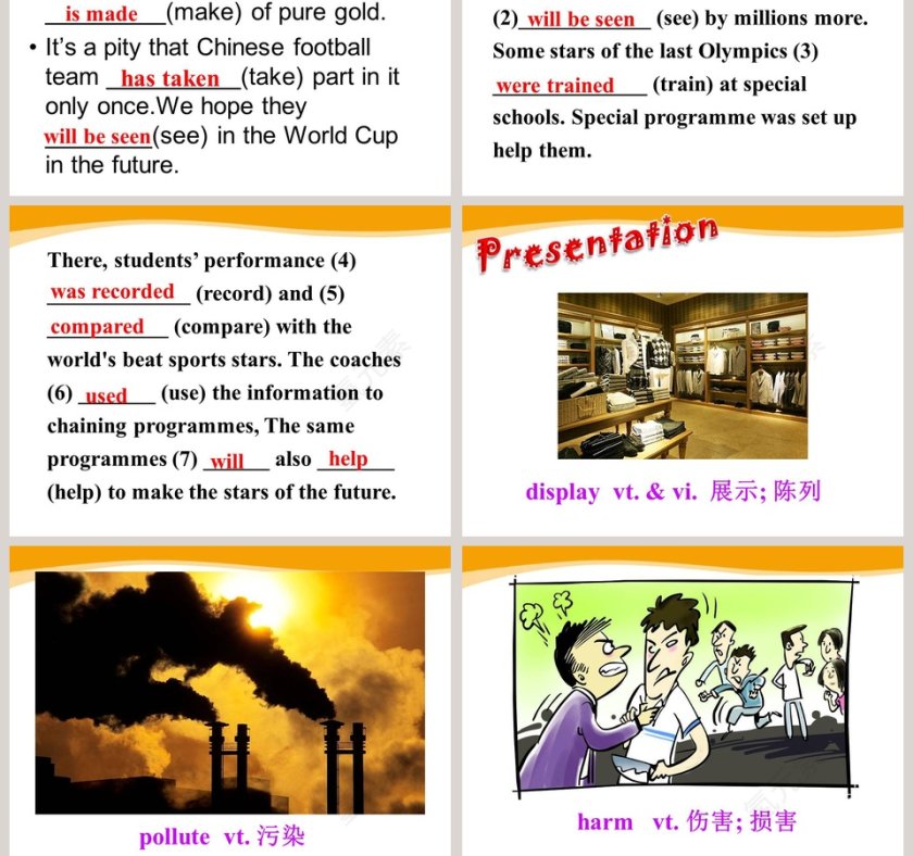 Unit 8-A green world教学ppt课件第9张