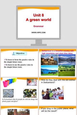Unit 8-A green world教学ppt课件