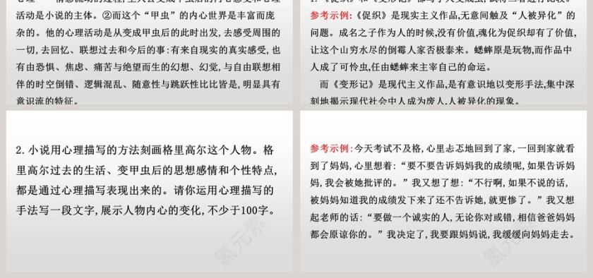 课文解读变形记语文课件PPT第6张