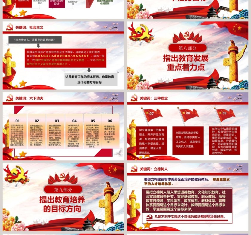 全国教育大会精讲解读PPT模板第4张