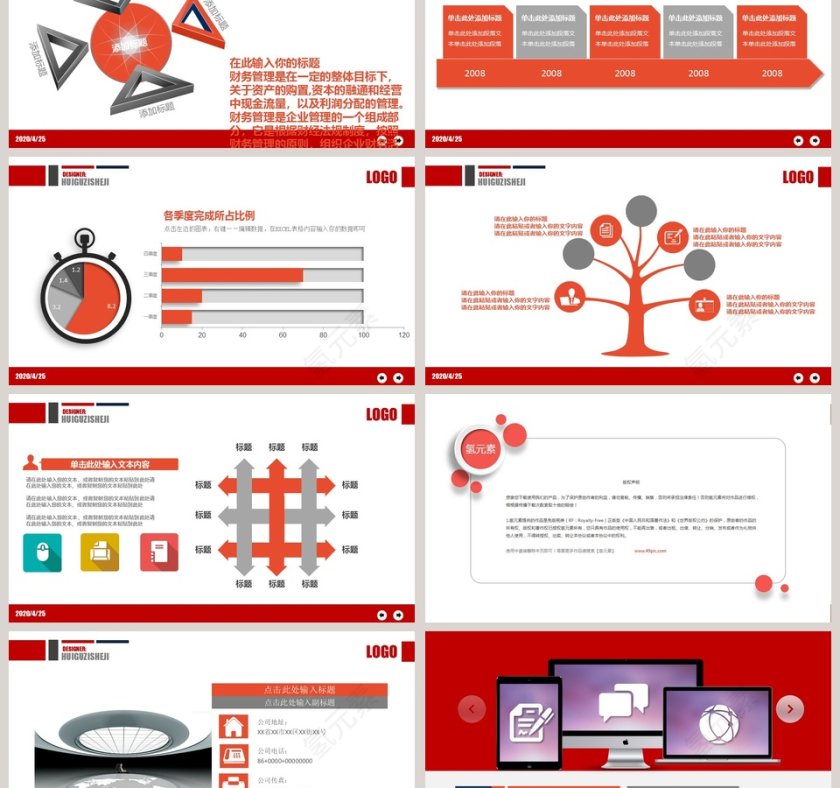 会议培训演讲PPT模板员工培训PPT第6张