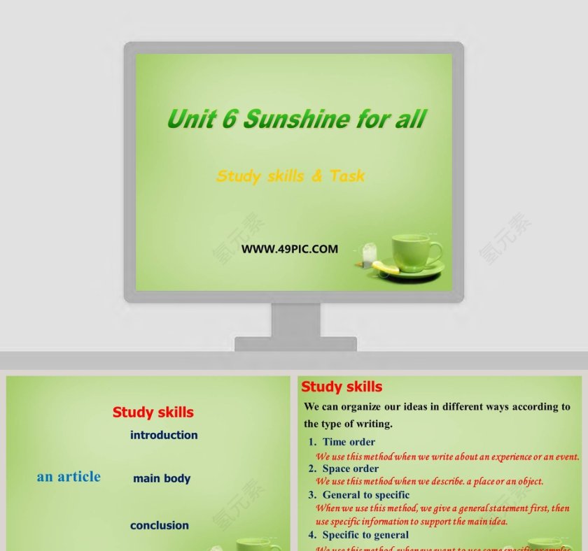 -Study skills  Task教学ppt课件第1张