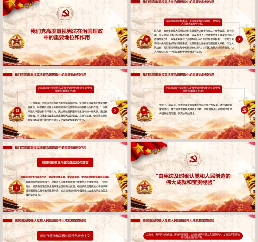 为新时代中国特色社会主义提供有力宪法保障解读学习做合格党员PPT模板第2张