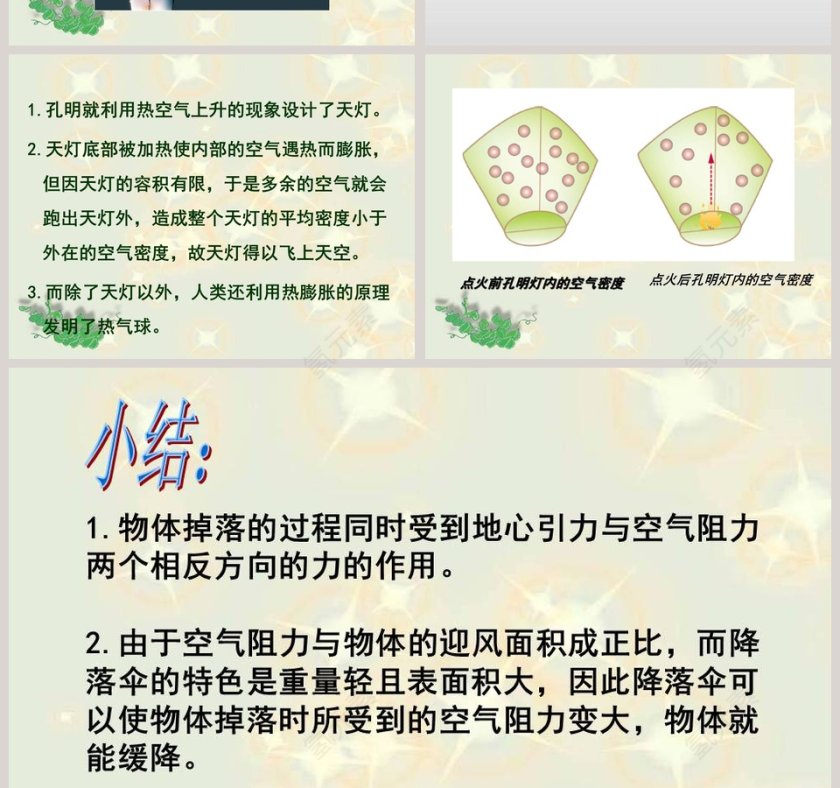 鄂教版四年级科学下册课件-小小降落伞教学ppt课件第4张