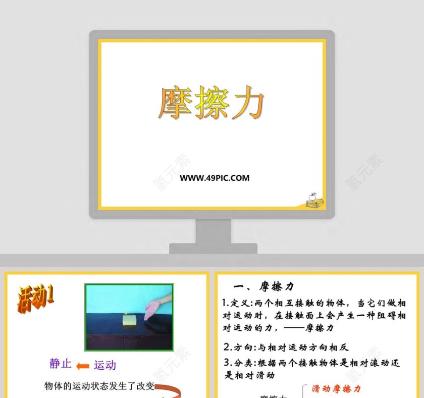 摩擦力教学ppt课件第1张
