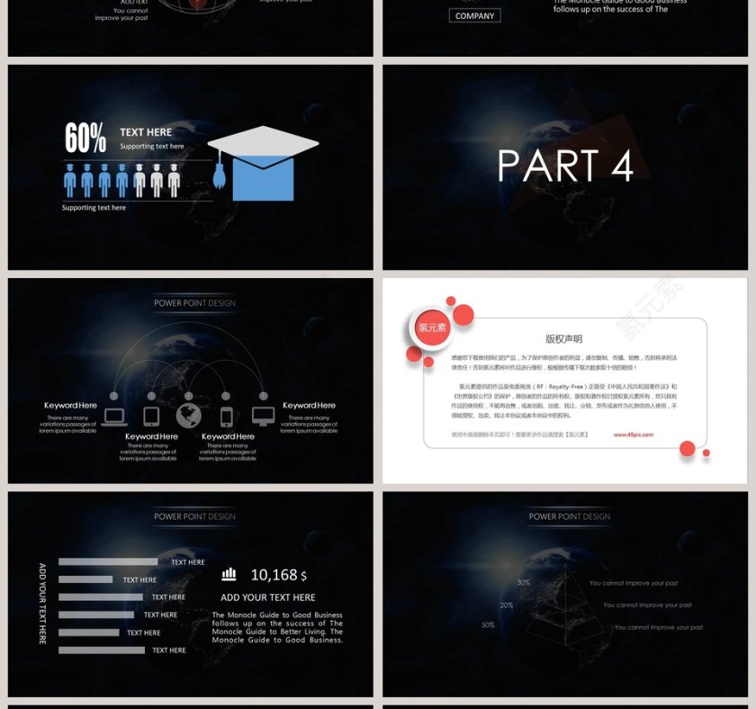 工作总结汇报PPT模板第4张