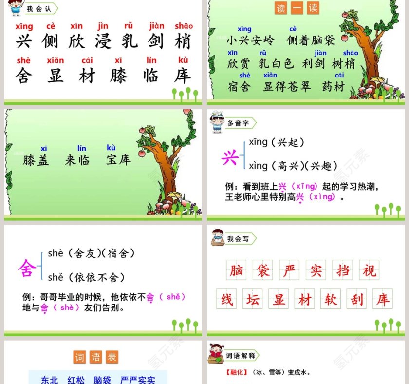 课文解读三年级语文上册美丽的小兴安岭语文课件PPT第2张