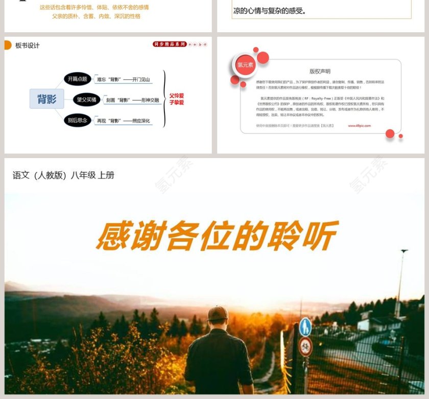 部编版八年级语文上册背影语文课件PPT第4张