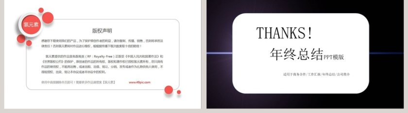 黑色大气年终总结汇报PPT模板第5张