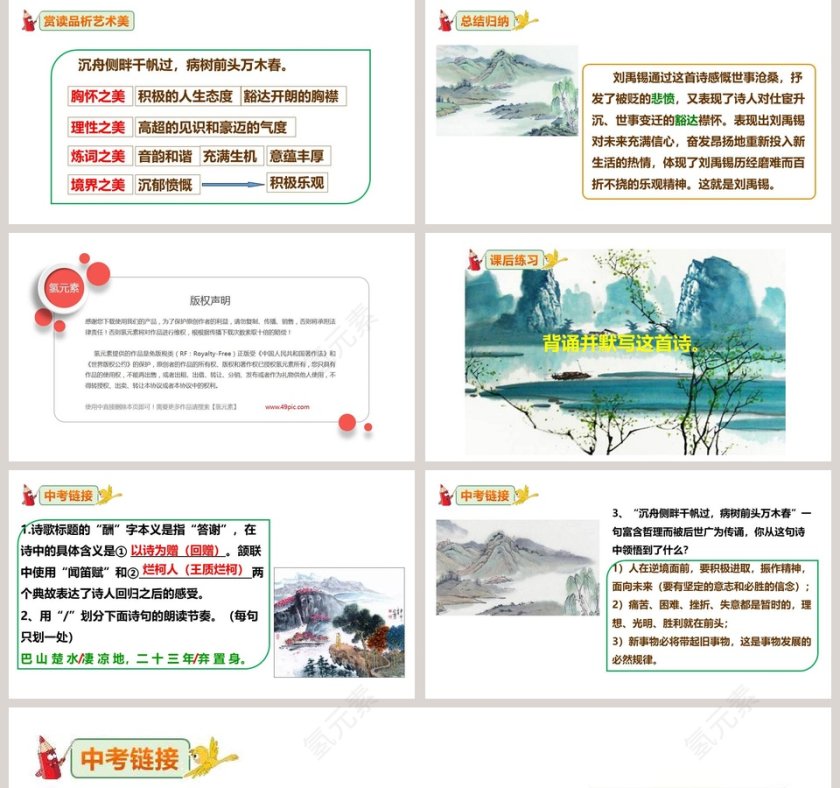 语文部编版九年级上酬乐天扬州初逢席上见赠PPT课件第5张