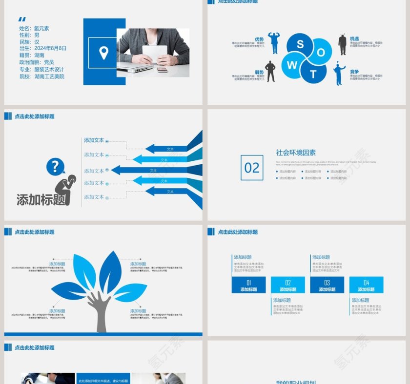 简约职业生涯规划第2张