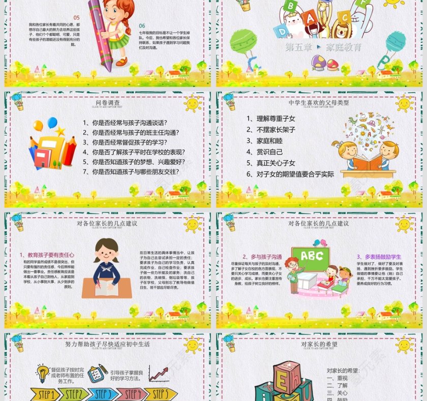 中学生家长会PPT课件第6张