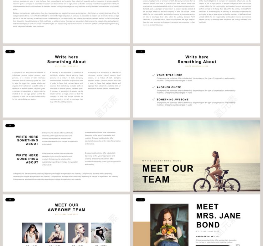 欧美精美大方商业计划书PPT第3张