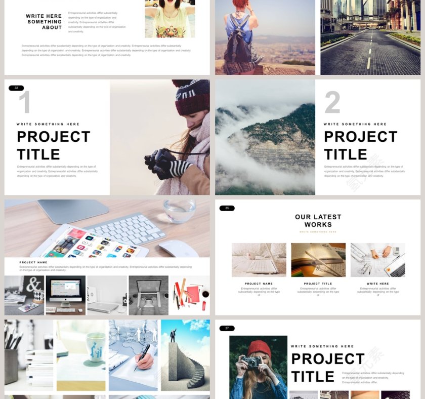 欧美精美大方商业计划书PPT第6张