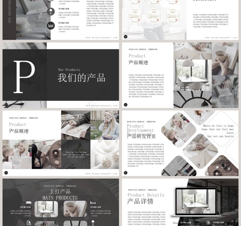 家居用品公司产品介绍PPT模板第3张